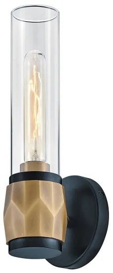 Hinkley HK-ELLISON1-BK-HB -Kúpeľňové svietidlo ELLISON 1xE27/40W/230V IP44 zlatá