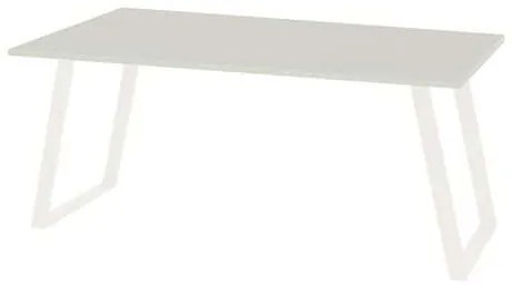 Kancelársky stôl Shape, 140 x 80 x 75 cm, rovné vyhotovenie, svetlosivá