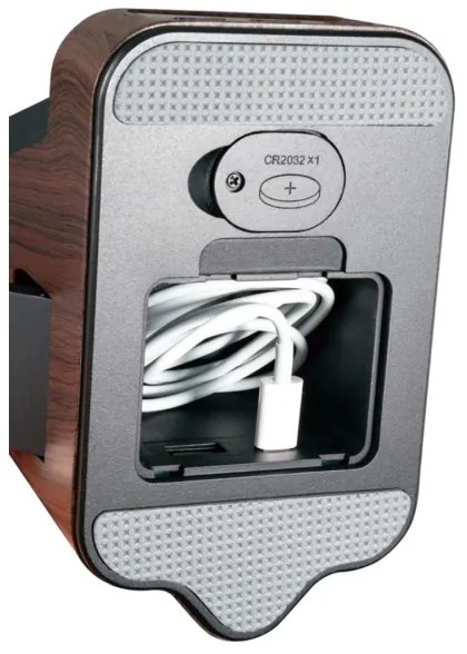 Immax 08999L - LED+CCT stmievateľná stolná lampa s bezdrôtovým nabíjaním QI IDEAL LED/8W/230V hnedá