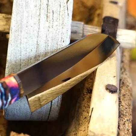 nůž Santoku 145mm Dellinger Mirror Wootz - Mammut Collect Nr.7