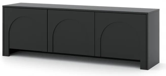 TV stolík/skrinka Arcana 3D (čierna). Vlastná spoľahlivá doprava až k Vám domov. 1123685