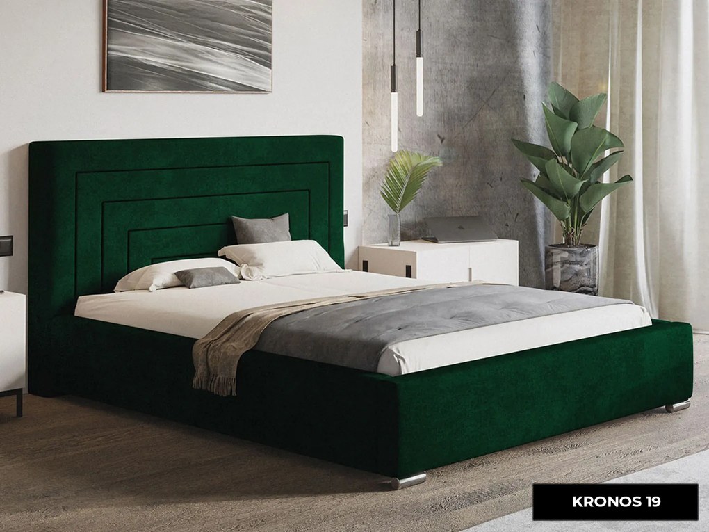 PROXIMA.store - Minimalistická manželská posteľ RORY ROZMER: 160 x 200 cm, FARBA NÔH: biela