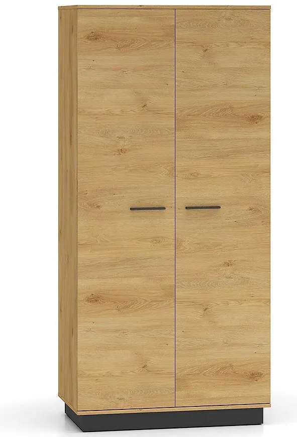 Skriňa Modesto 01 dub/čierna