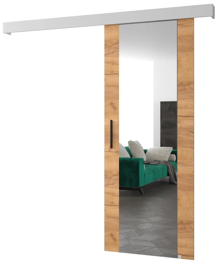 Posuvné dvere 70 cm Slavdro 2 (craft zlatý + biela matná). Akcia -6%. Vlastná spoľahlivá doprava až k Vám domov. 1108730