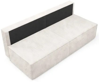 Rozkladacia trojmiestna pohovka s úložným priestorom TERAMO, béžová