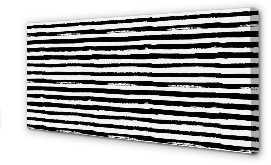Obraz na plátne Nepravidelné pruhy zebra 120x60 cm