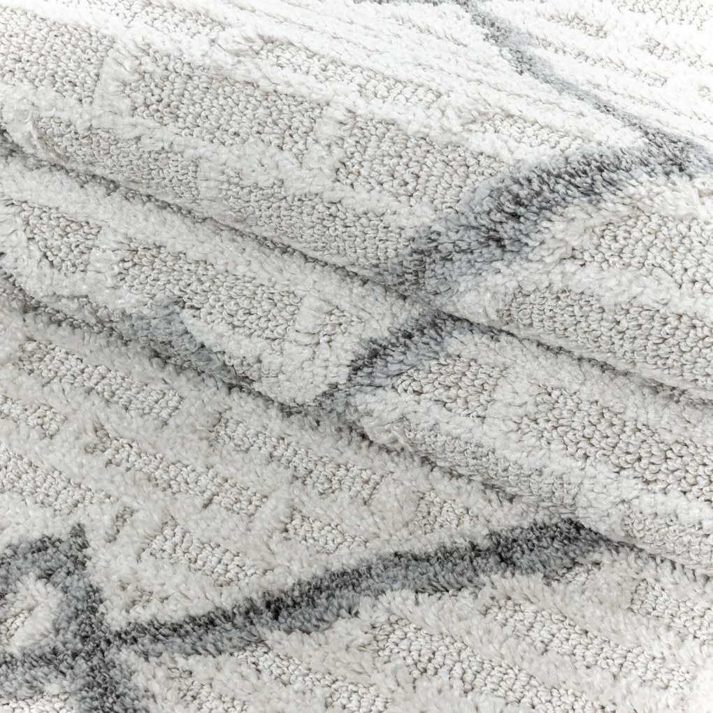 Ayyildiz Kusový koberec PISA 4701, Okrúhly, Krémová Rozmer koberca: 200 cm KRUH