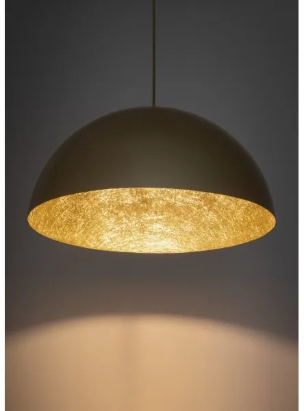 Luster na lanku SFERA 1xE27/60W/230V pr. 70 cm zlatá