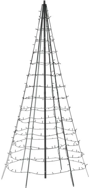 Twinkly TWP750SPP-BEU- LED RGBW Vonkajší vianočný stromček 750xLED 4m IP44 Wi-Fi