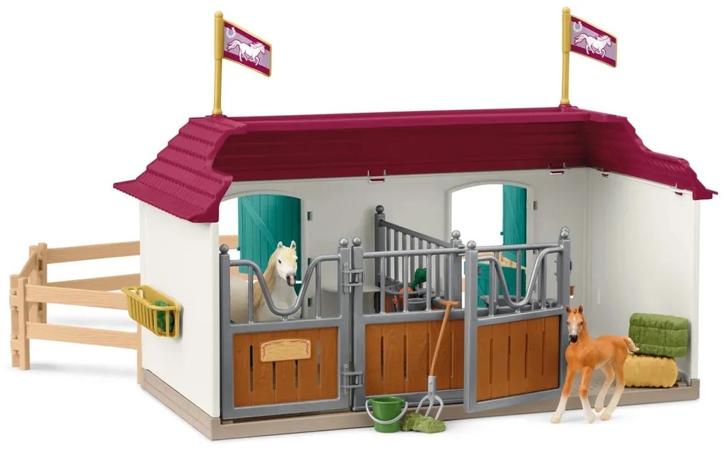Schleich 42706 Dedinský dom a stajňa pri jazere