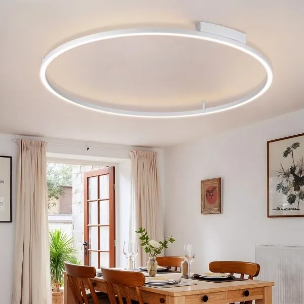 BRILAGI - LED stmievateľné svietidlo PORTOFINO LED/85W/230V pr. 120 cm strieborná+DO