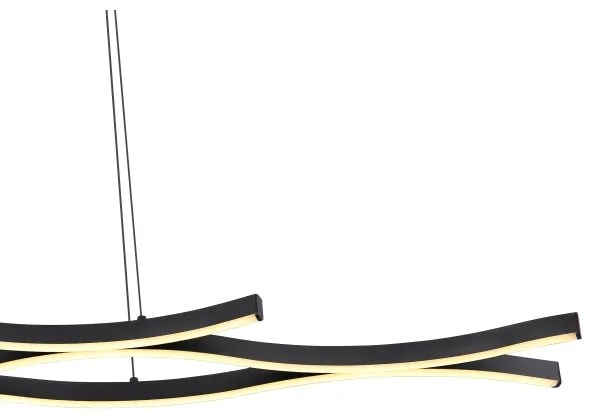 Globo 67206H - LED Luster na lanku GERONIMO LED/35W/230V čierna