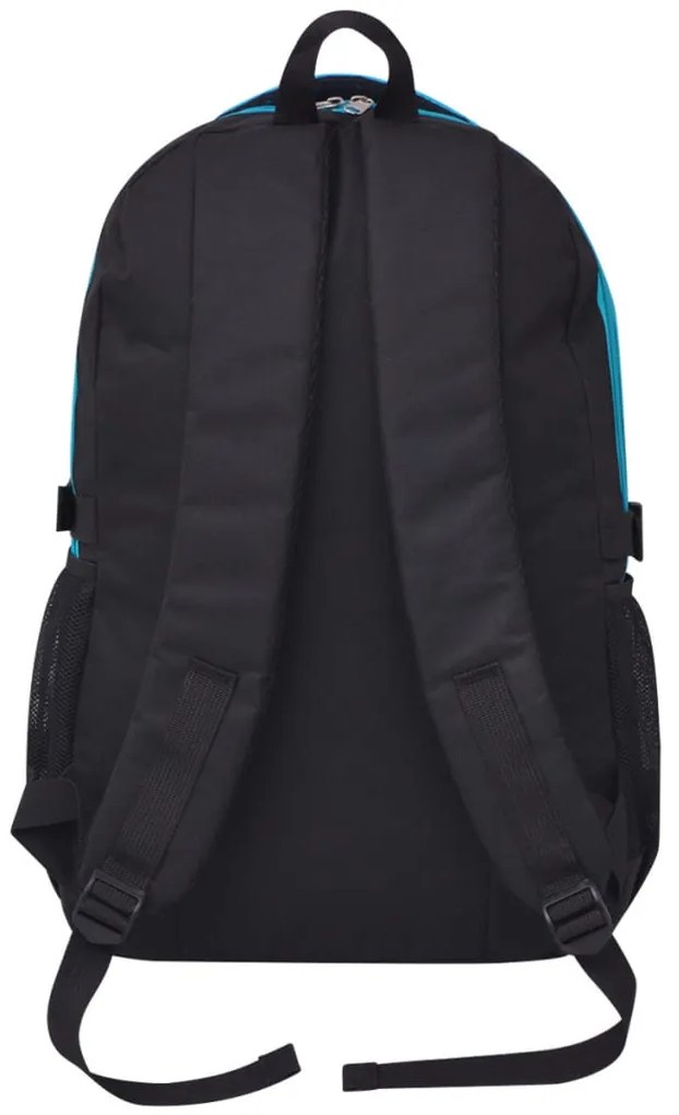 Školský batoh, 40 l, čierno-modrý