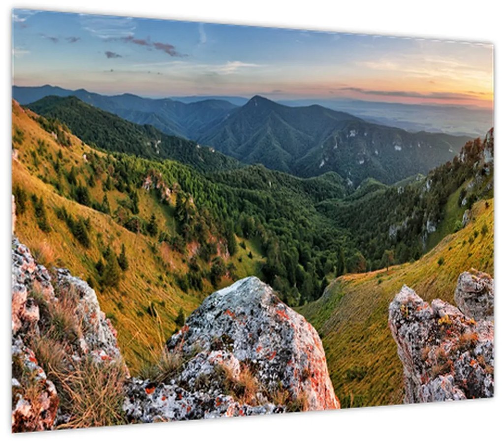 Obraz - Horská krajina (70x50 cm)