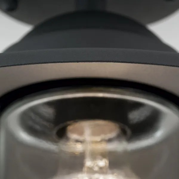 Orion AL 11-1317 - Vonkajší prisadený luster EDWARD 1xE27/60W/230V IP44 čierna