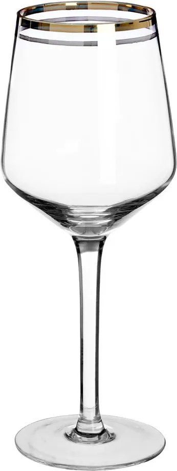 Sada 4 pohárov na víno z ručne fúkaného skla Premier Housewares Charleston, 4,3 dl