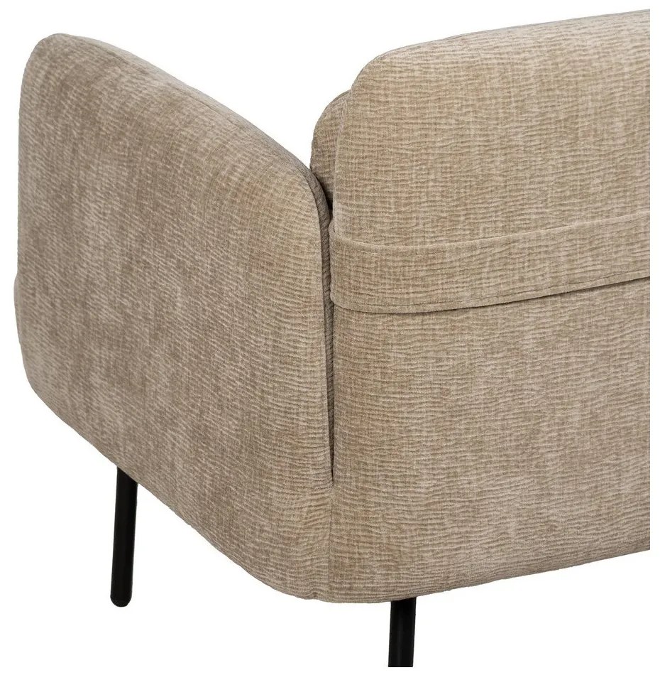 Béžová ženilková pohovka 127 cm Bind – Ixia