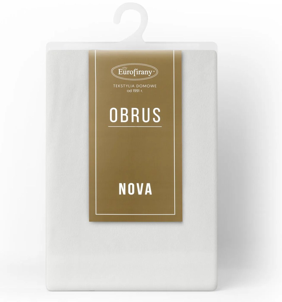OBRUS MELINDA 220X140 CM BIELY