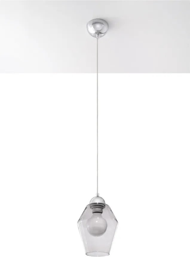 Sivé stropné svetlo Nice Lamps Dora