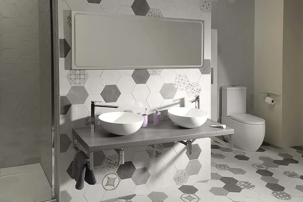 Sapho Sapho, GEMINI LED podsvietené zrkadlo 1000x700mm, GM100