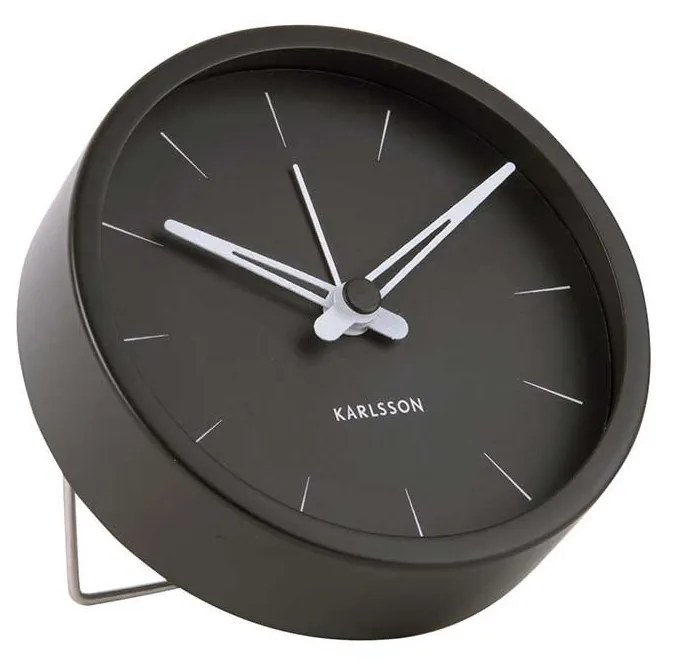 Budík Lure S čierna 9 × 3 cm