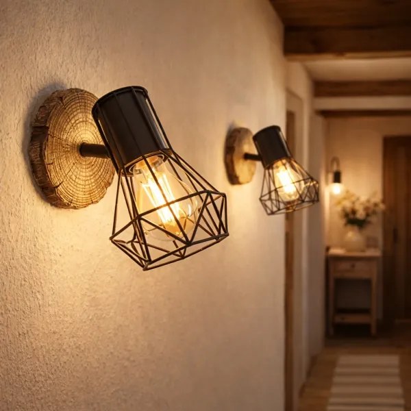 Globo 54017W-1 - Nástenné bodové svietidlo PRISKA 1xE27/60W/230V