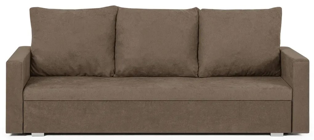 Rozkládací pohovka DELLA Hnědá