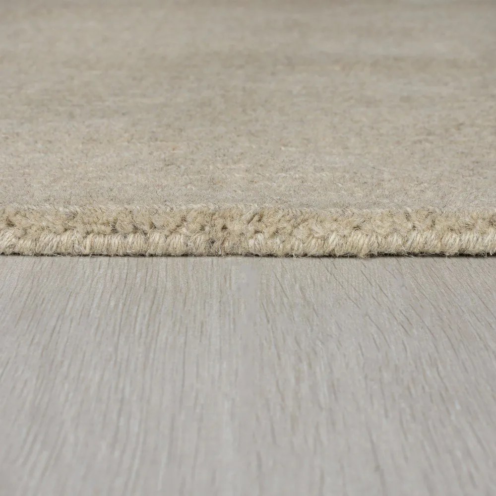 Béžový vlnený behúň 60x230 cm – Flair Rugs
