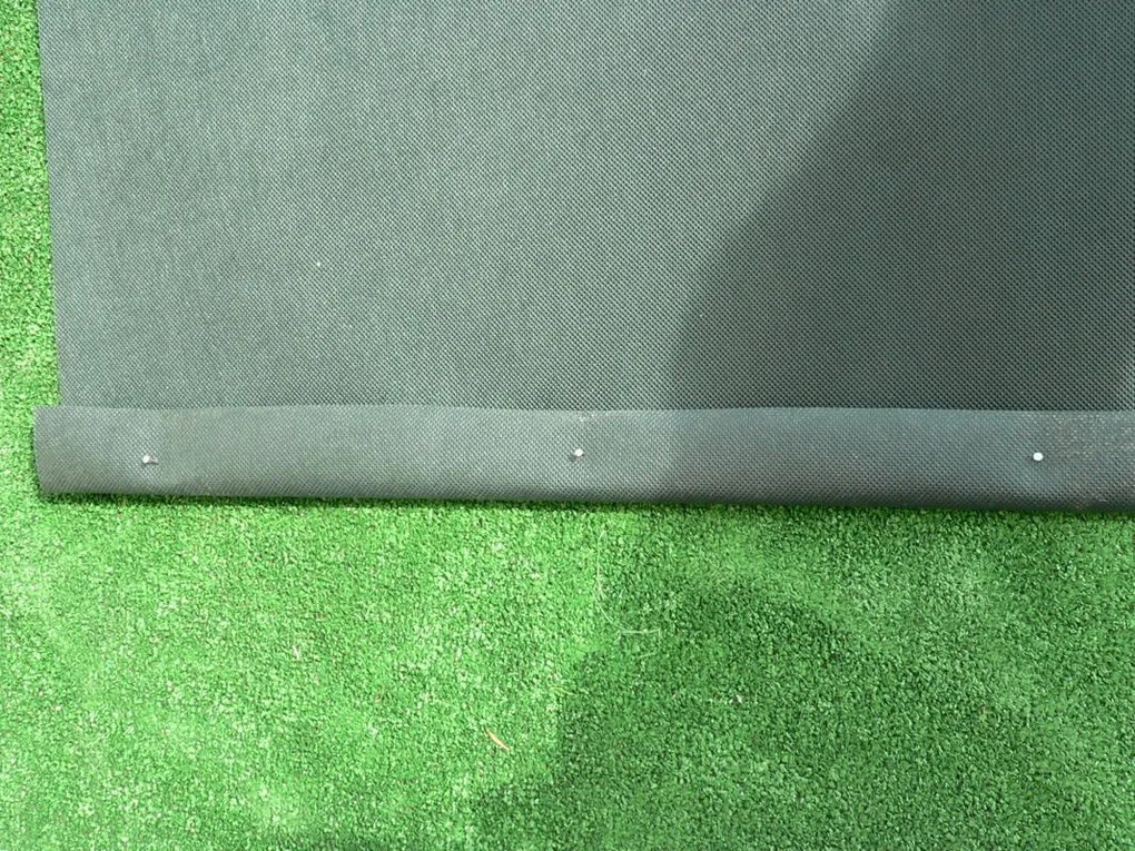 Balkónová zástena - šedá netkaná textília, 1,0x3m