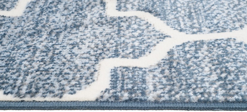 TA Koberec 4496B D.BLUE / CREAM MIA Rozmer: 80x150 cm