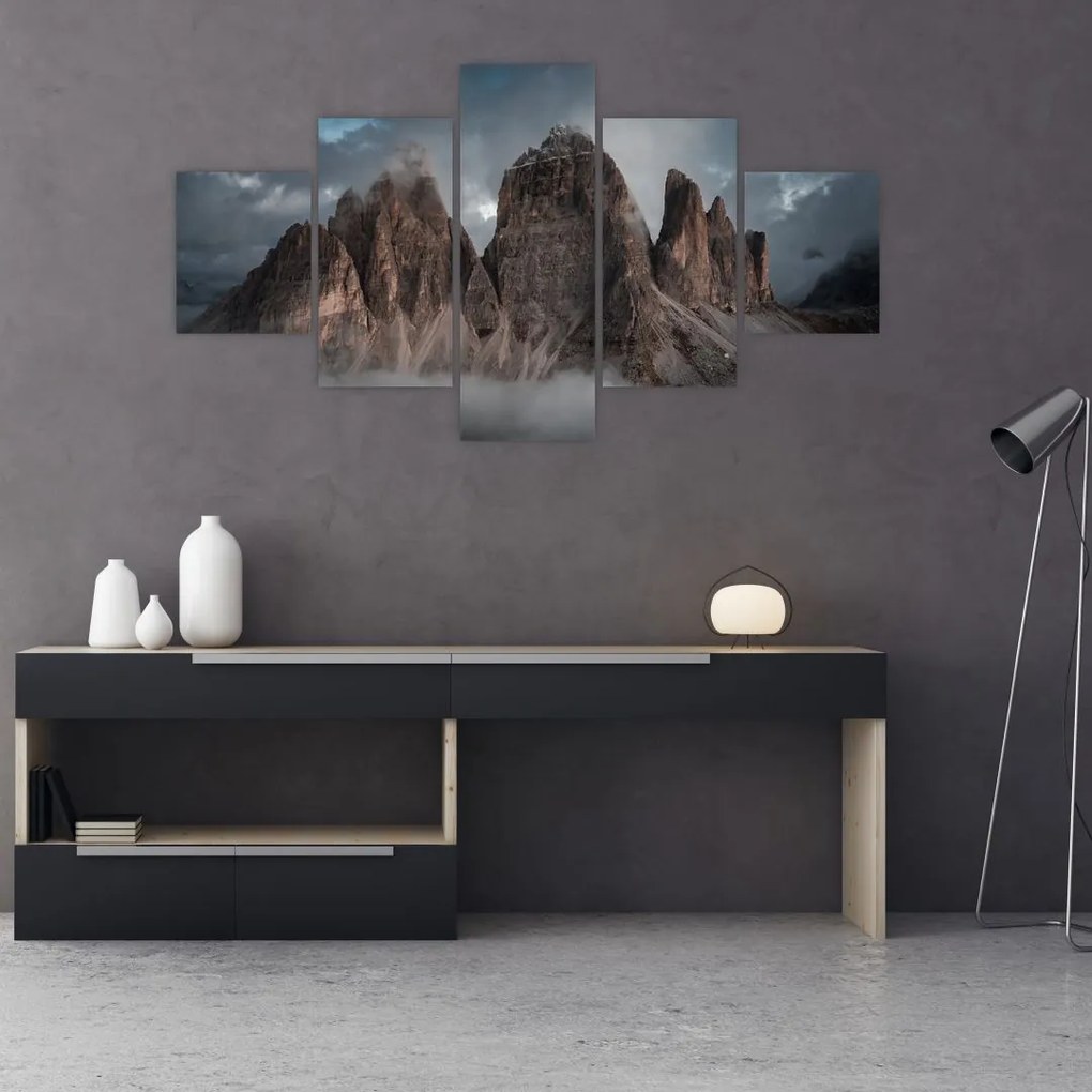 Obraz - Tri Zuby, Talianske Dolomity (125x70 cm), 40 ďalších rozmerov