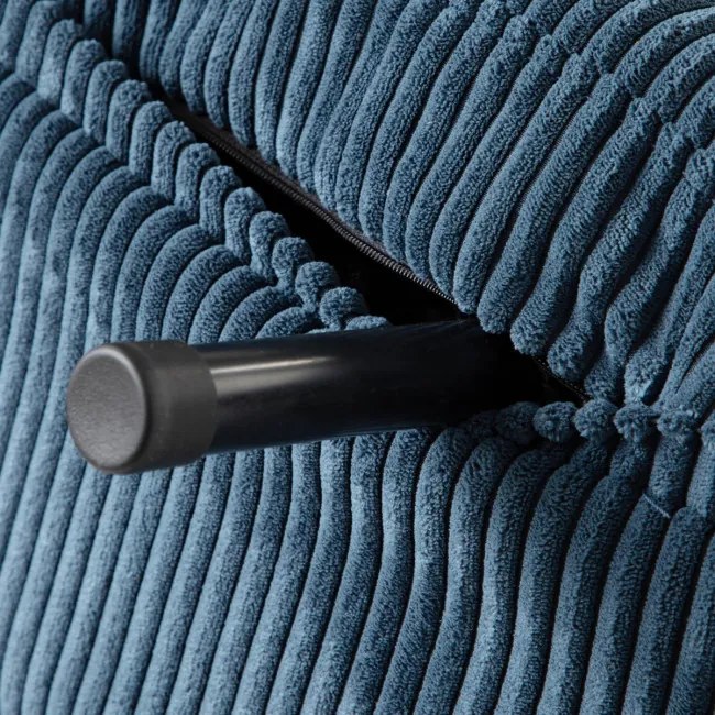 Pohovka SOLACE rozkladacia, menšestrová námornícka modrá 871615