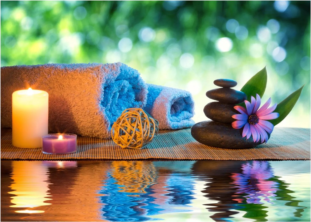 Sklenený obraz - Relaxačný masérsky obraz (70x50 cm)