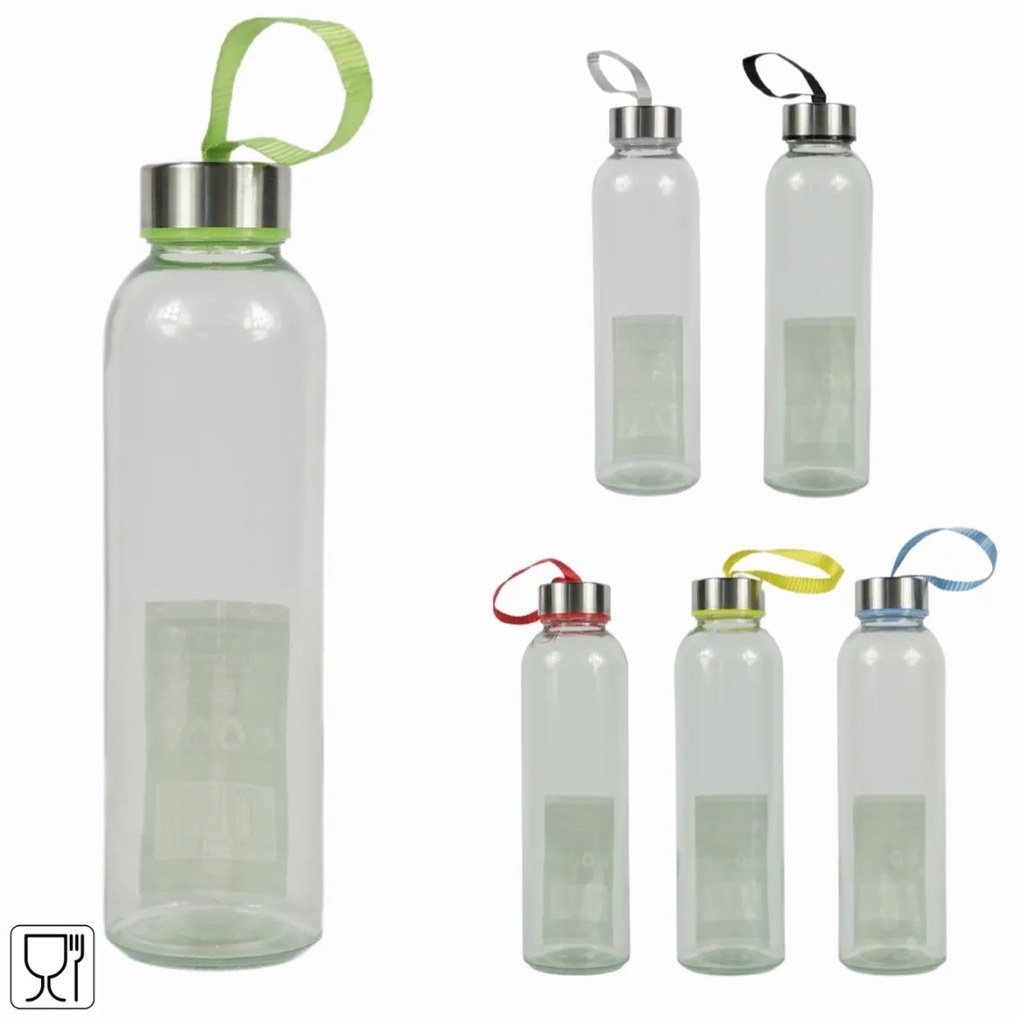 Sklenená fľaša SHIPPA 500 ml - viac farieb