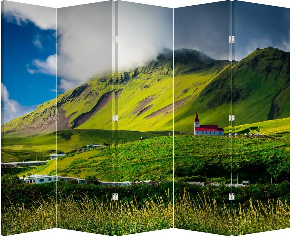 Paraván - Horská krajina (210x170 cm)