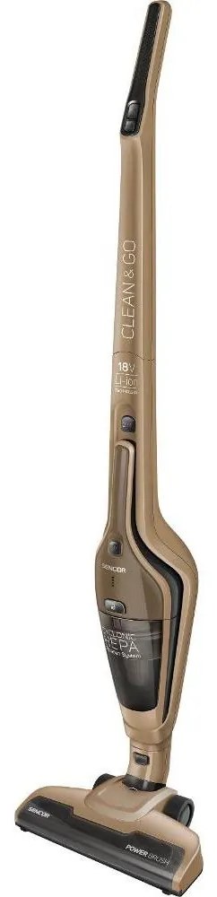 Sencor - Bezdrôtový tyčový vysávač 2 v 1 100 W/2000 mAh béžová