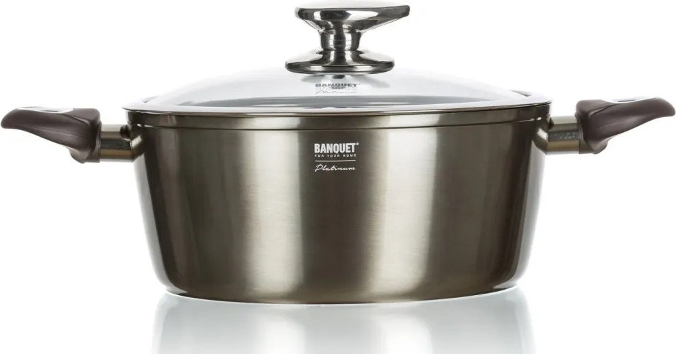 Sada hrncov Metallic Platinum, 6 dielov