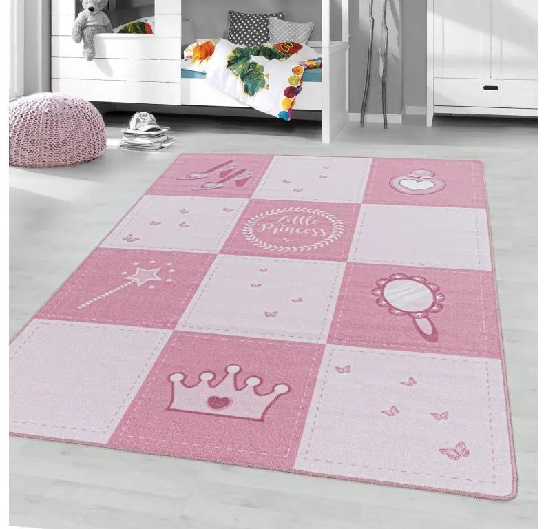 Ayyildiz Detský kusový koberec PLAY 2905, Ružová Rozmer koberca: 140 x 200 cm