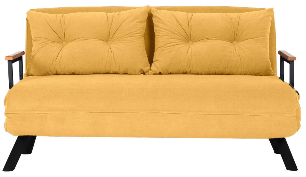 Rozkladacia pohovka Sando 2 Mustard