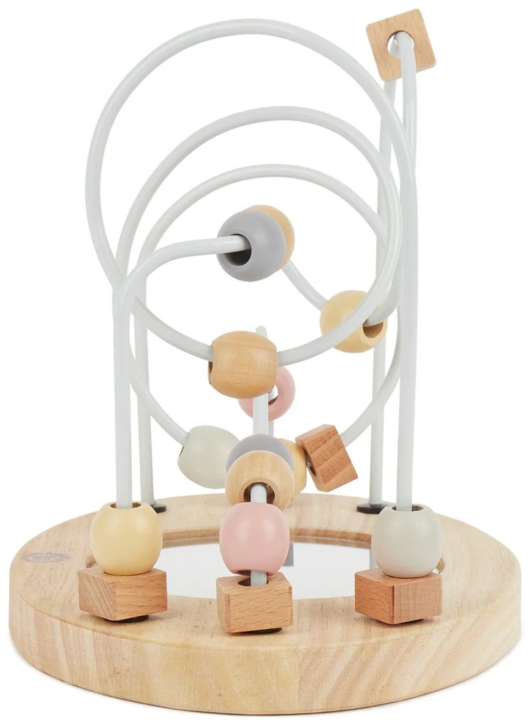 Bieco - Motorický labyrint so zrkadielkom – ružový