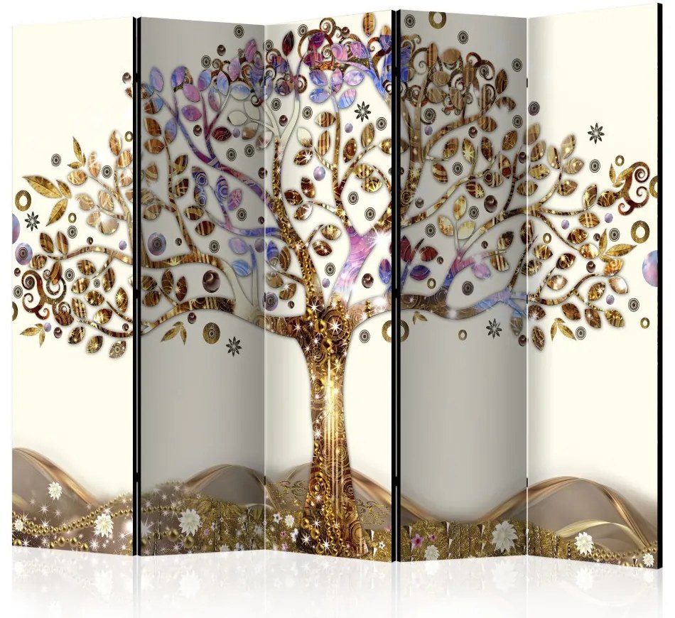 Artgeist Paraván - Golden Tree II [Room Dividers]