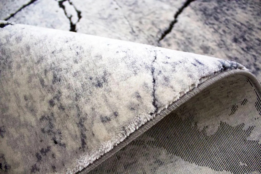 Koberec Verona 5260 GREY – sivý shaggy s jemným vzorom Rozmer: 200x290 cm