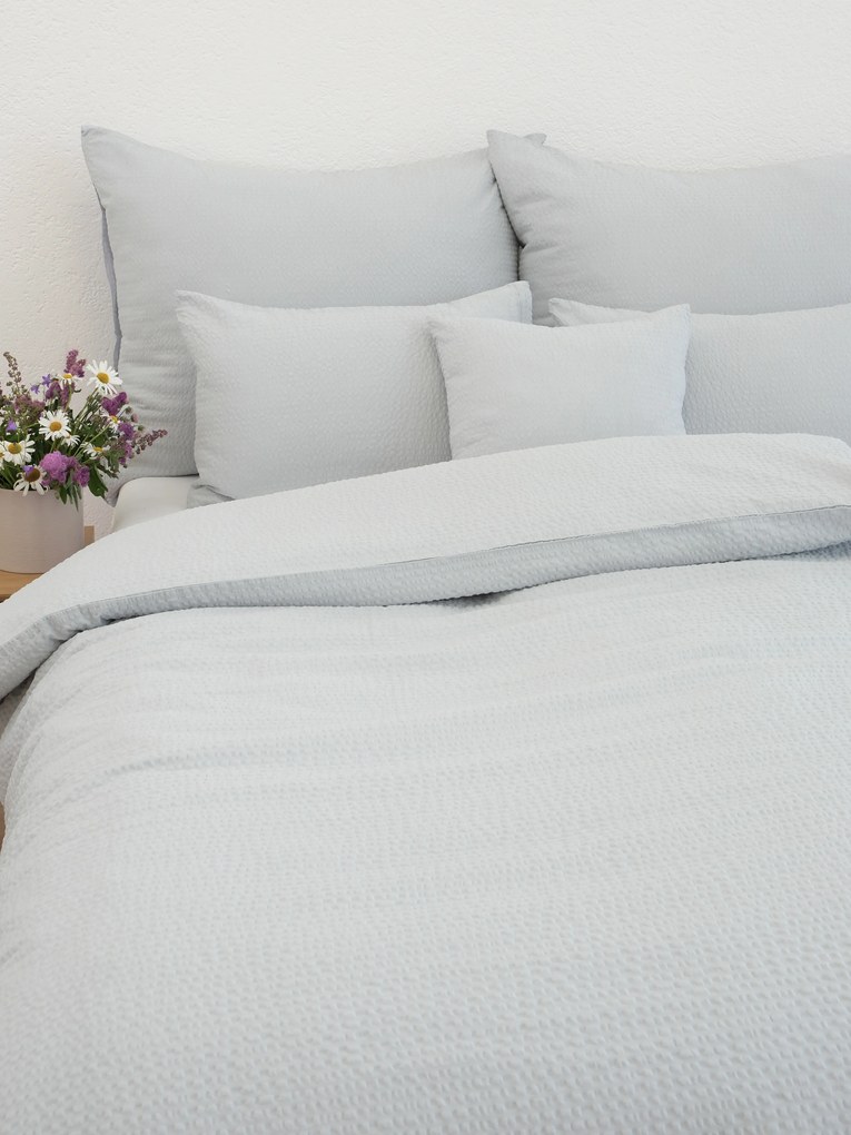 Krepové obliečky Renforcé - Julia svetlo sivá