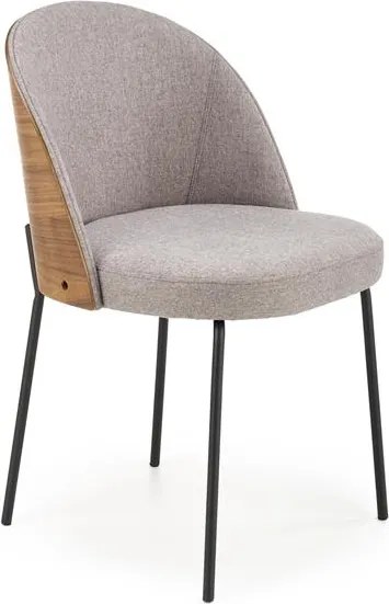 AKCIA Sivá stolička NORME z lakovanej ocele II. akosť