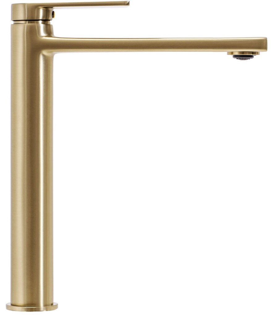 Rea Verso, vysoká umývadlová batéria h-260, zlatá matná, REA-B6564