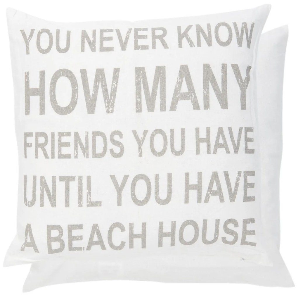 Povlak na vankúš You never know - 40*40cm