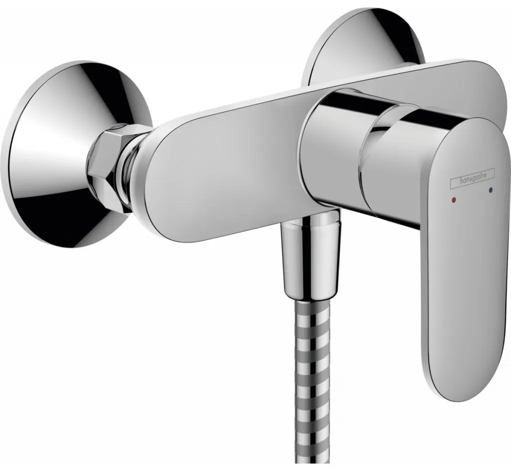 Hansgrohe Vernis Blend - Páková sprchová batéria nástenná s 2 veľkosťami prietoku, chróm 71646000