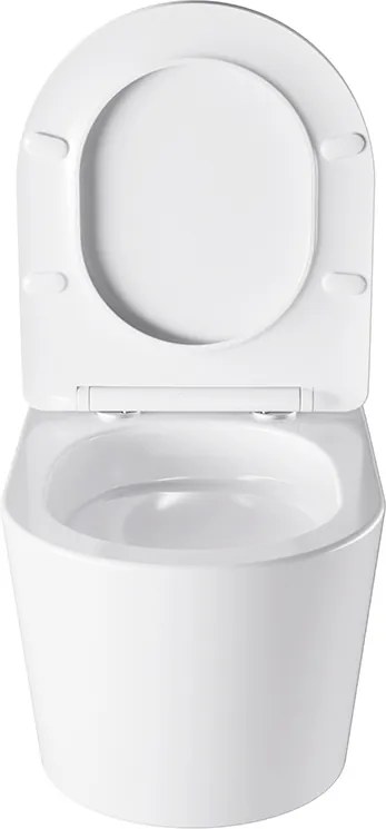 BPS-koupelny Závesná WC misa so SoftClose sedadlom HYD-4664, biela