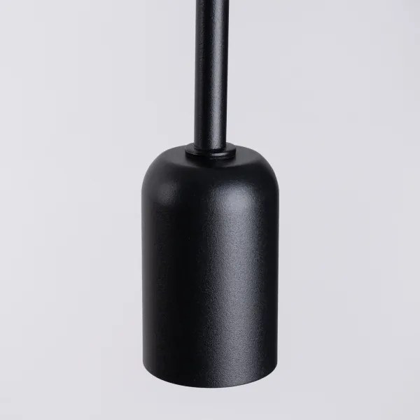 Sollux SL.1433 - Nástenná lampa LOOP 1xE27/15W/230V čierna