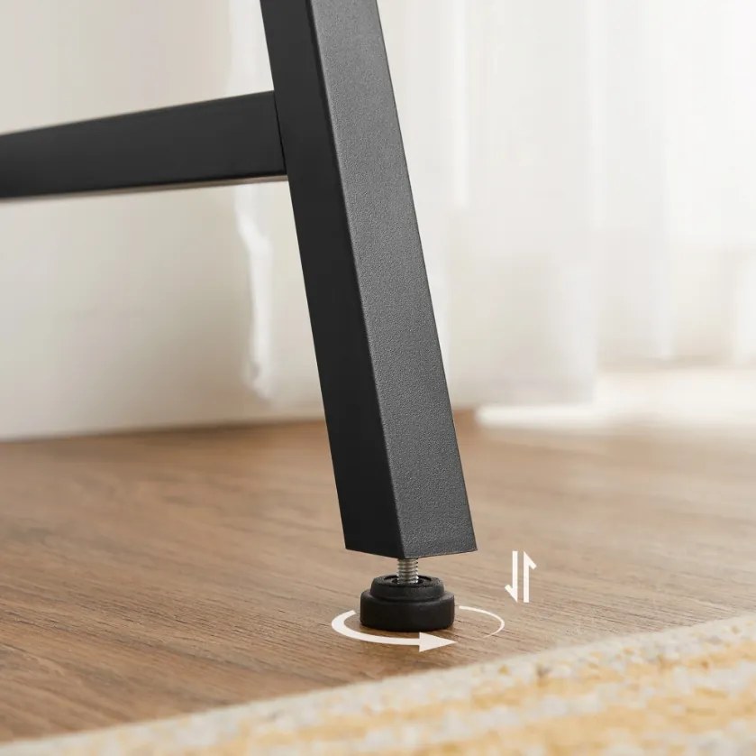 Set do pracovne stôl TAYLOR SONOMA 100x50 cm + kreslo AVOLA VELVET zelené